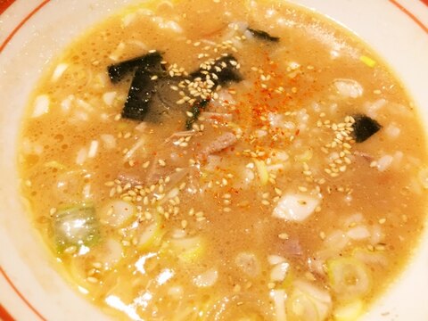 リメイク！ラーメンスープ雑炊